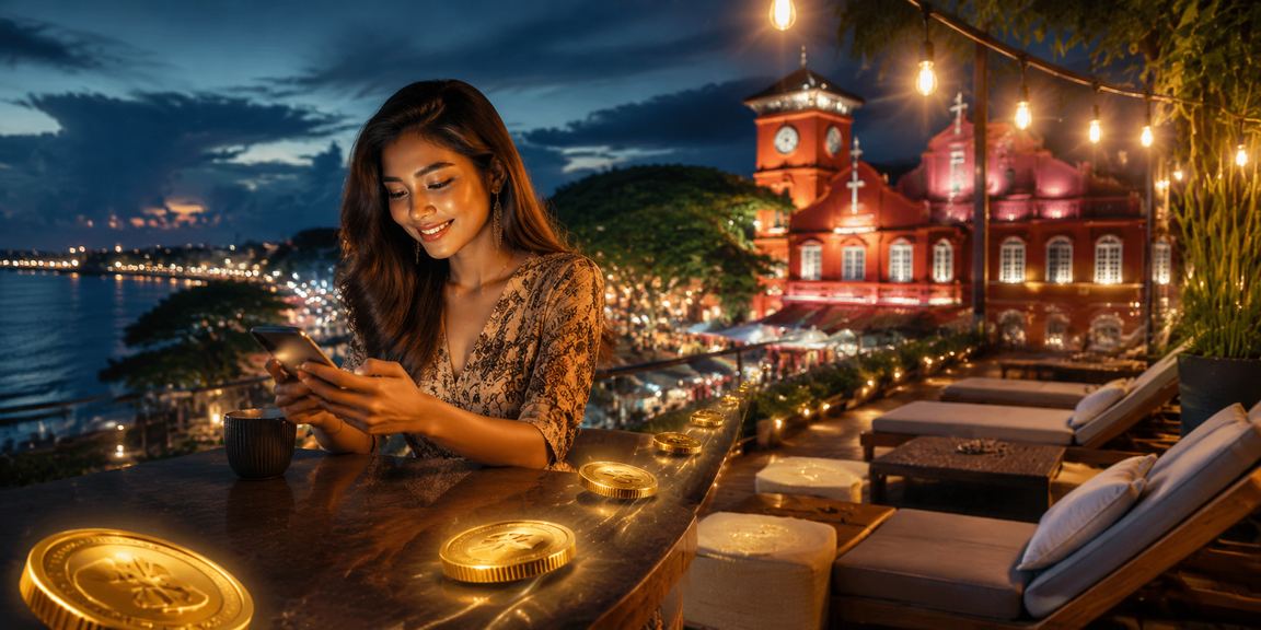 Mobile deposit interface for Melaka casino at 58200