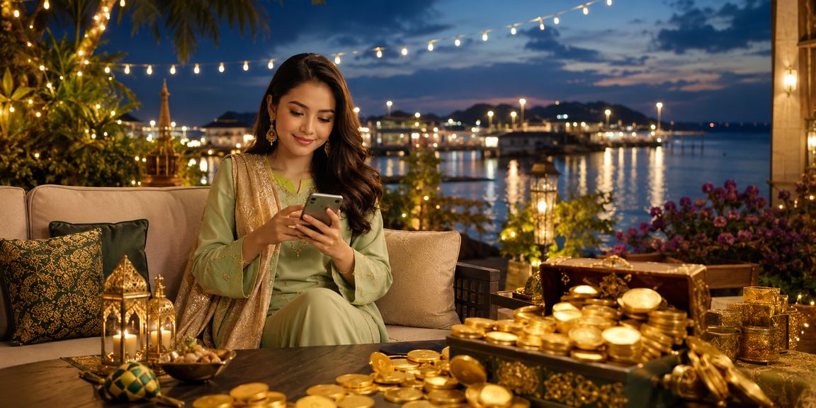 Promosi kasino mudah alih sempena Hari Raya di platform 58200 Malaysia
